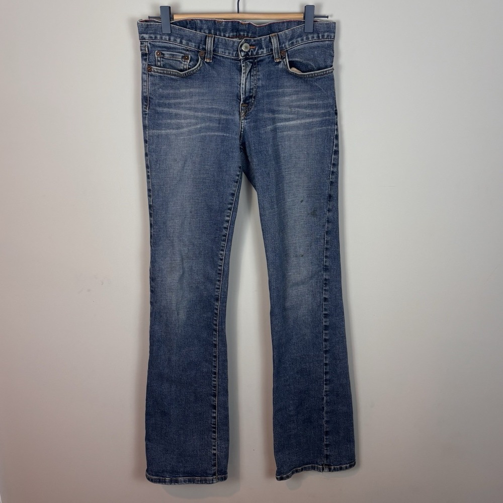 VTG Lucky brand Y2K Low Rise Bootcut Jeans Women's Size 8 *flaw Boho Medium Wash